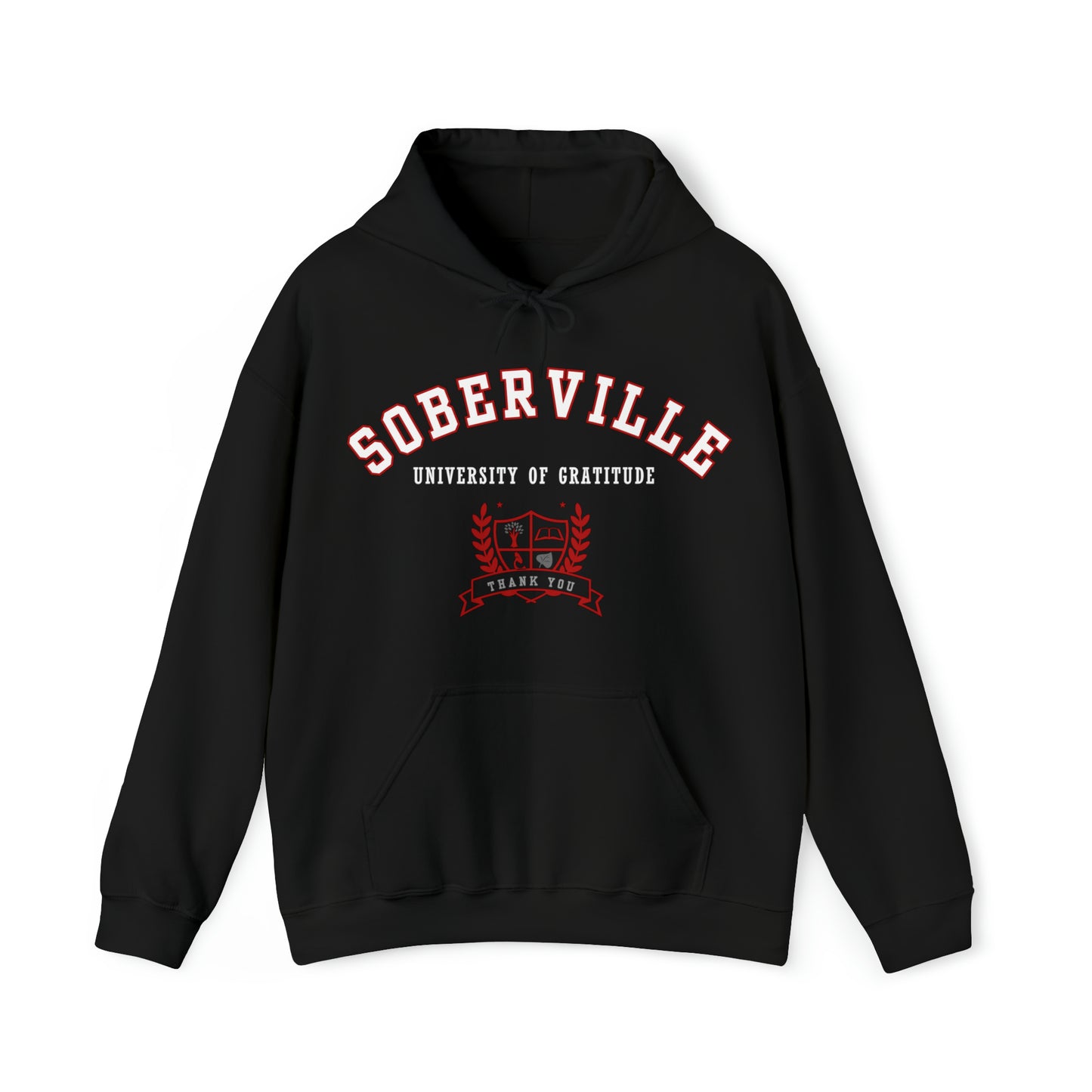 "Soberville - University of Gratitude" Unisex Hoodie