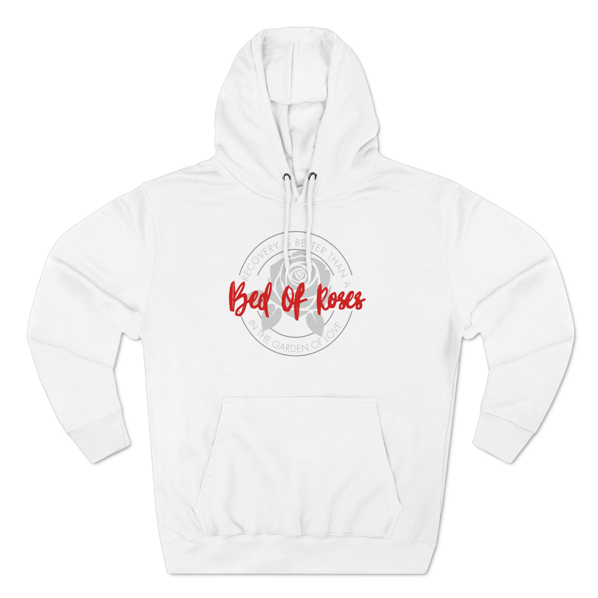 "Bed Of Roses" Recovery Hoodie_Celebrate Sobriety Gifts has launched a line of unisex hoodies.