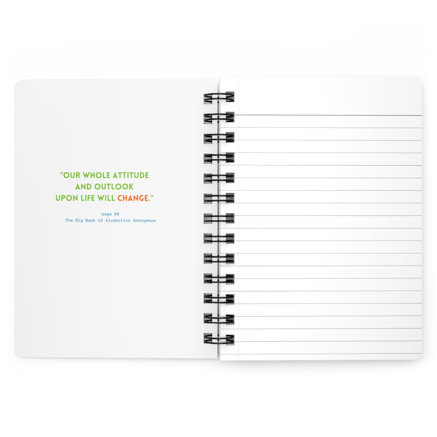 Sober Recovery Journal from Celebrate Sobriety Gifts