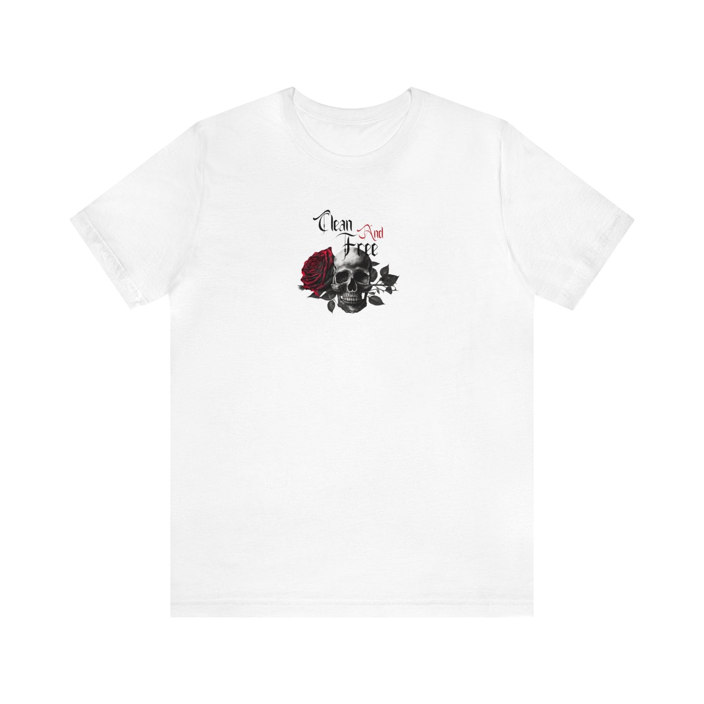 "Skull and Rose" Unisex NA Recovery Short Sleeve Tee