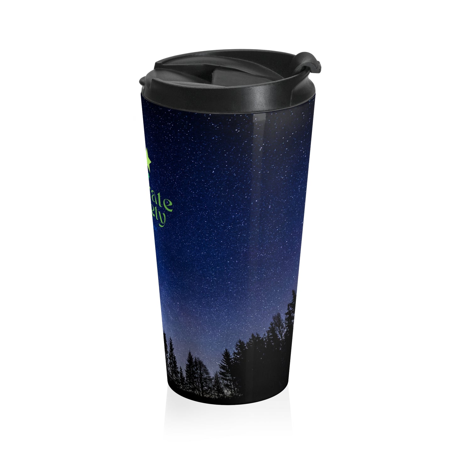 "Celebrate Sobriety" Stainless Steel Travel Mug