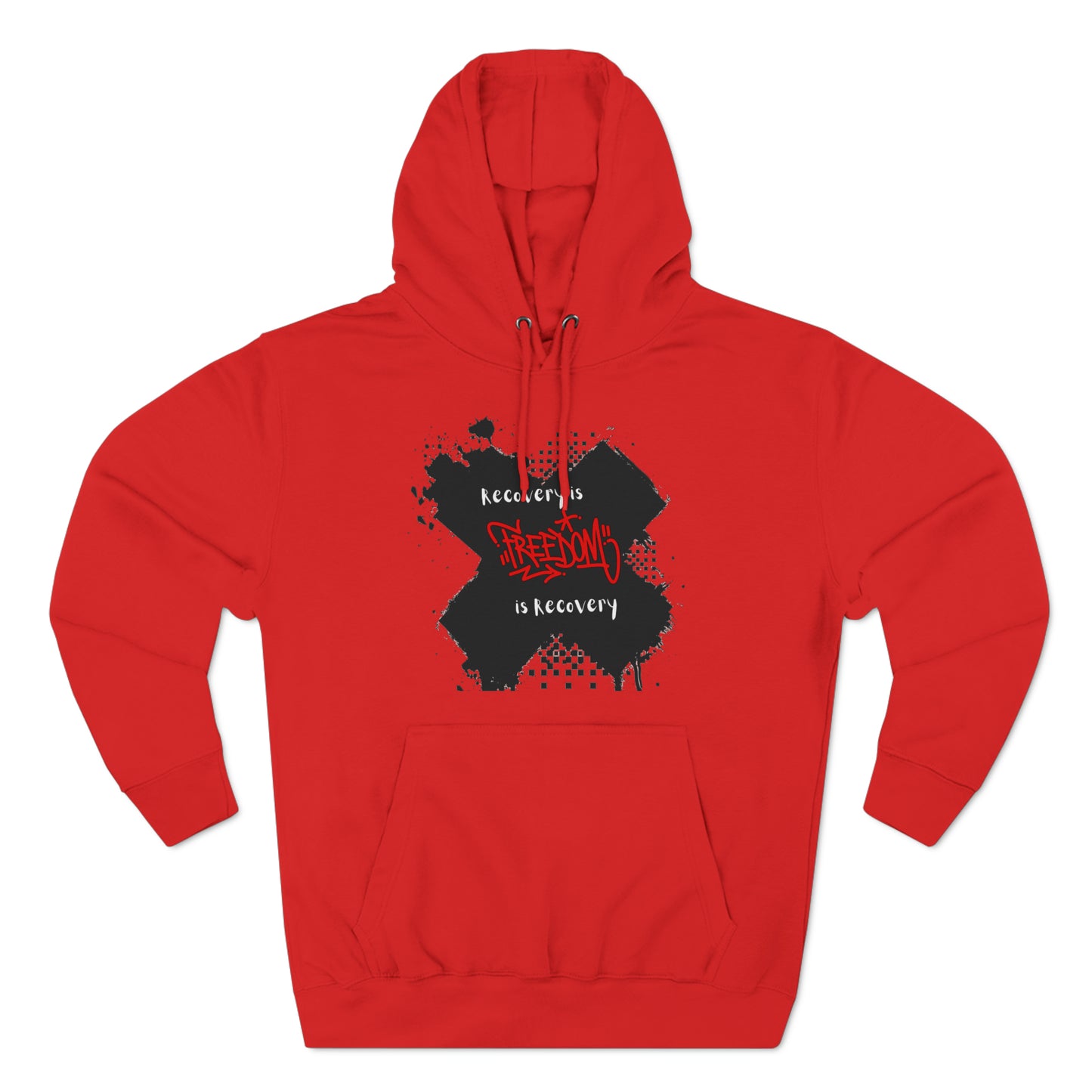 "Recovery is Freedom is Recovery" Soft Hoodie