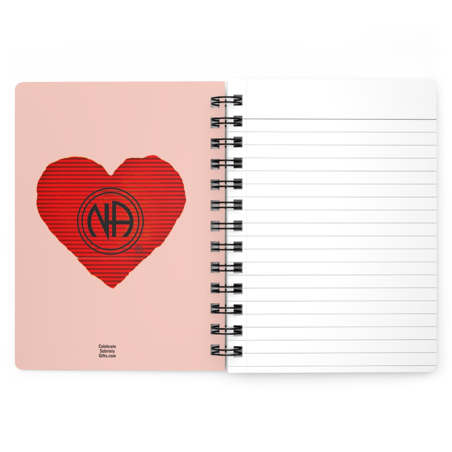 "Just 4 Today Heart" Recovery Journal